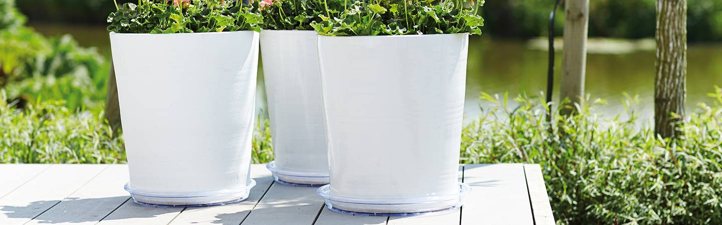 uni-saucer round 18cm transparent